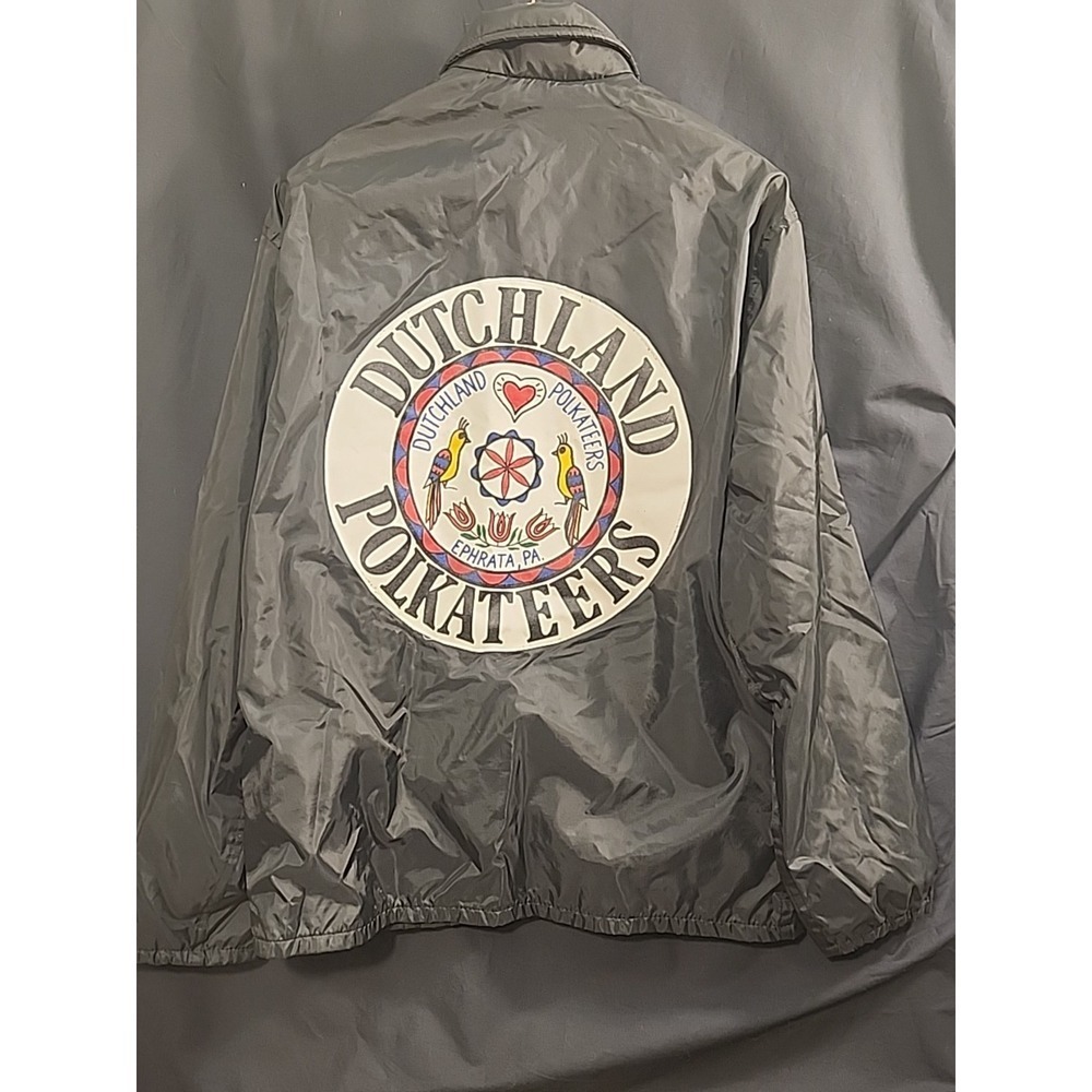 Vintage Dutchland Polkateers Ephrata Pa Windbreaker Size Med